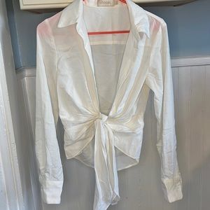 Choosy White Blouse Size 2